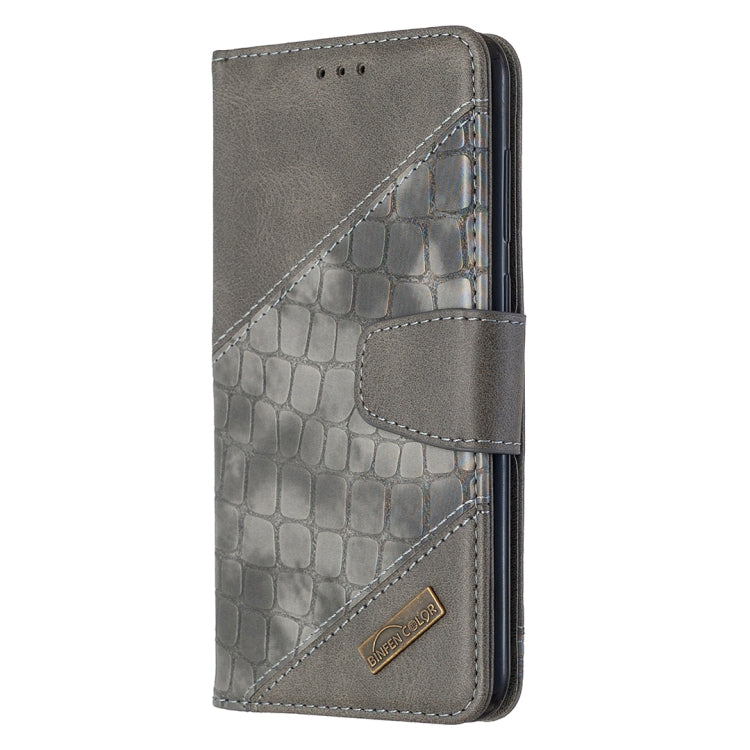 For Huawei Y7 (2019) Matching Color Crocodile Texture Horizontal Flip PU Leather Case with Holder & Card Slots & Wallet