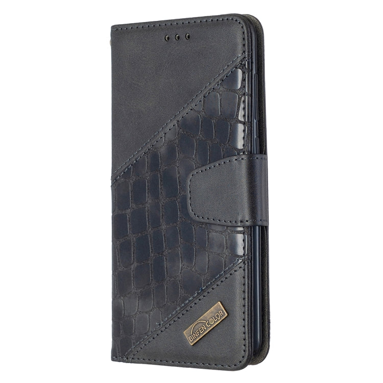 For Huawei Y7 (2019) Matching Color Crocodile Texture Horizontal Flip PU Leather Case with Holder & Card Slots & Wallet