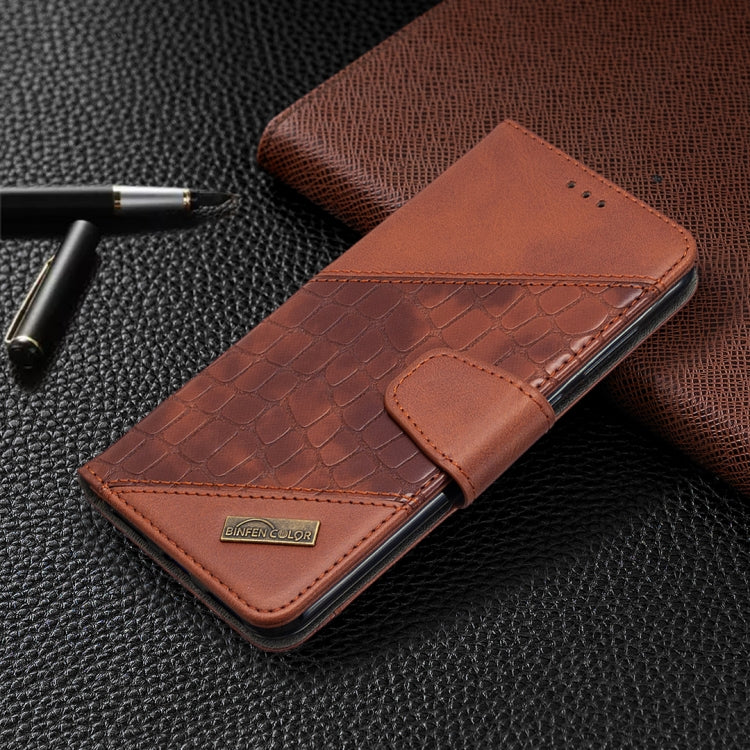 For Huawei Y7 (2019) Matching Color Crocodile Texture Horizontal Flip PU Leather Case with Holder & Card Slots & Wallet