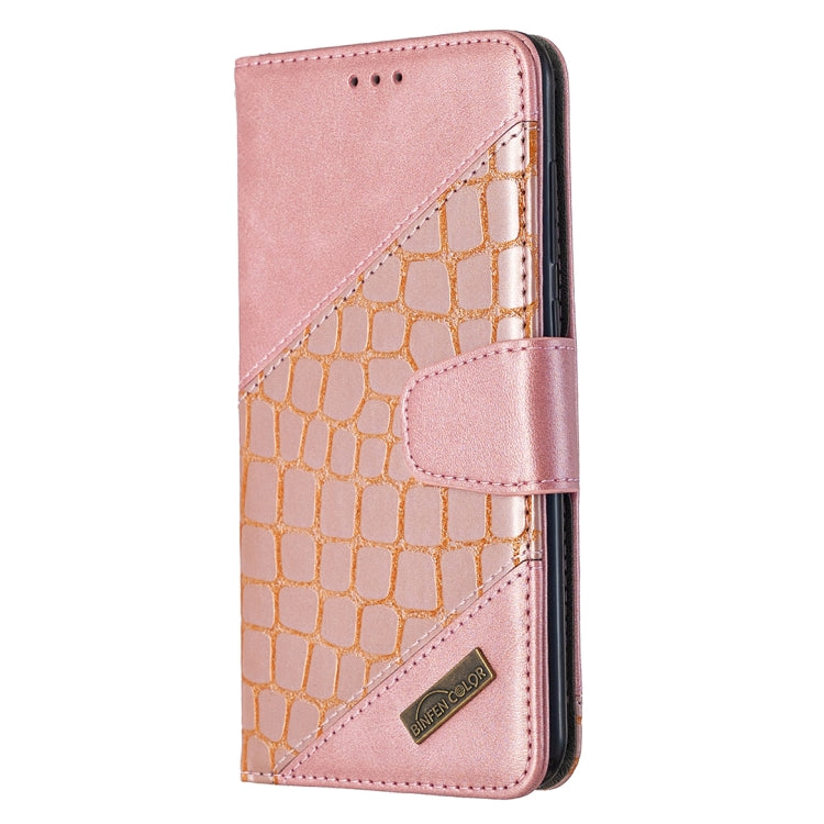 For Huawei Y7 (2019) Matching Color Crocodile Texture Horizontal Flip PU Leather Case with Holder & Card Slots & Wallet