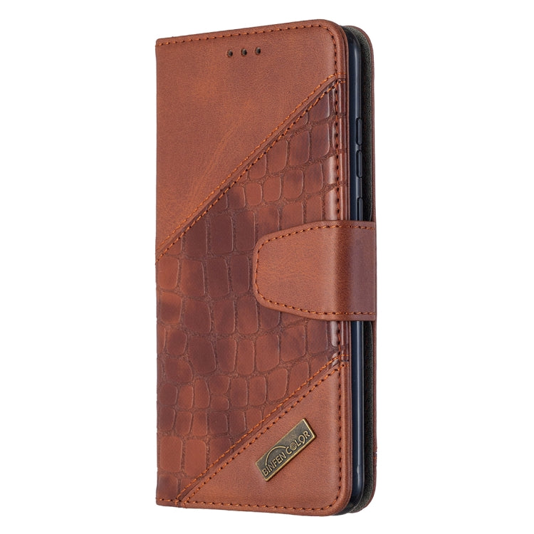 For Huawei Honor 9A Matching Color Crocodile Texture Horizontal Flip PU Leather Case with Holder & Card Slots & Wallet