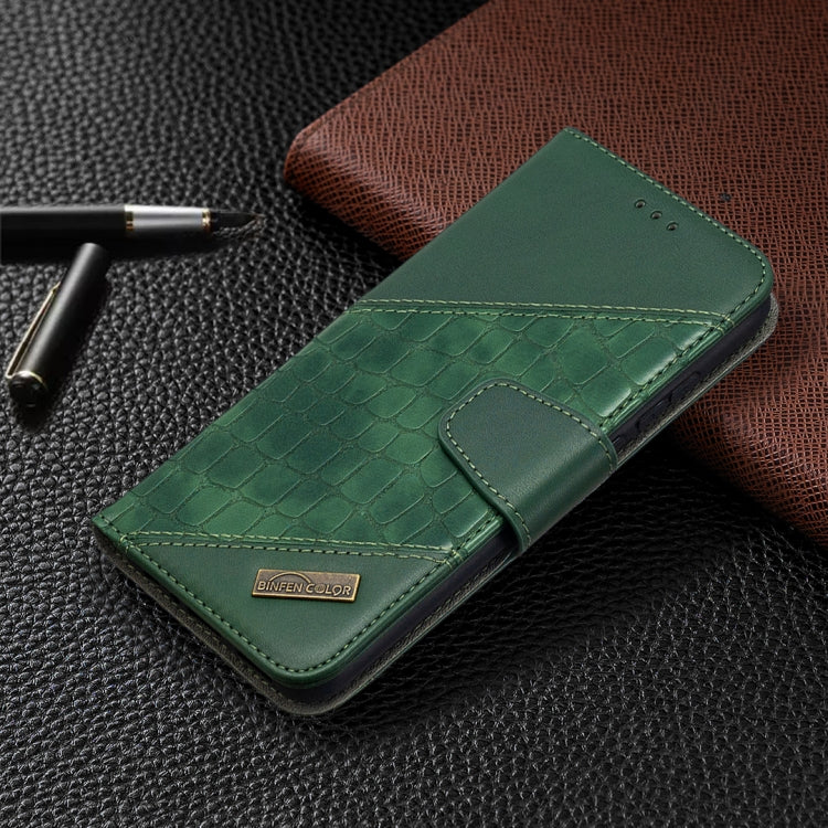 For Huawei Honor 9X Lite Matching Color Crocodile Texture Horizontal Flip PU Leather Case with Holder & Card Slots & Wallet