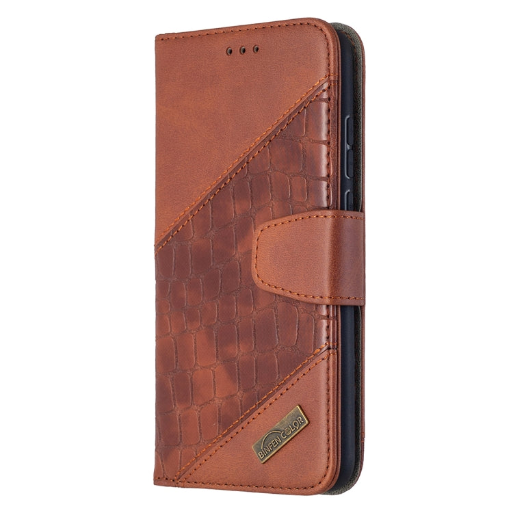 For Huawei Honor 9X Lite Matching Color Crocodile Texture Horizontal Flip PU Leather Case with Holder & Card Slots & Wallet