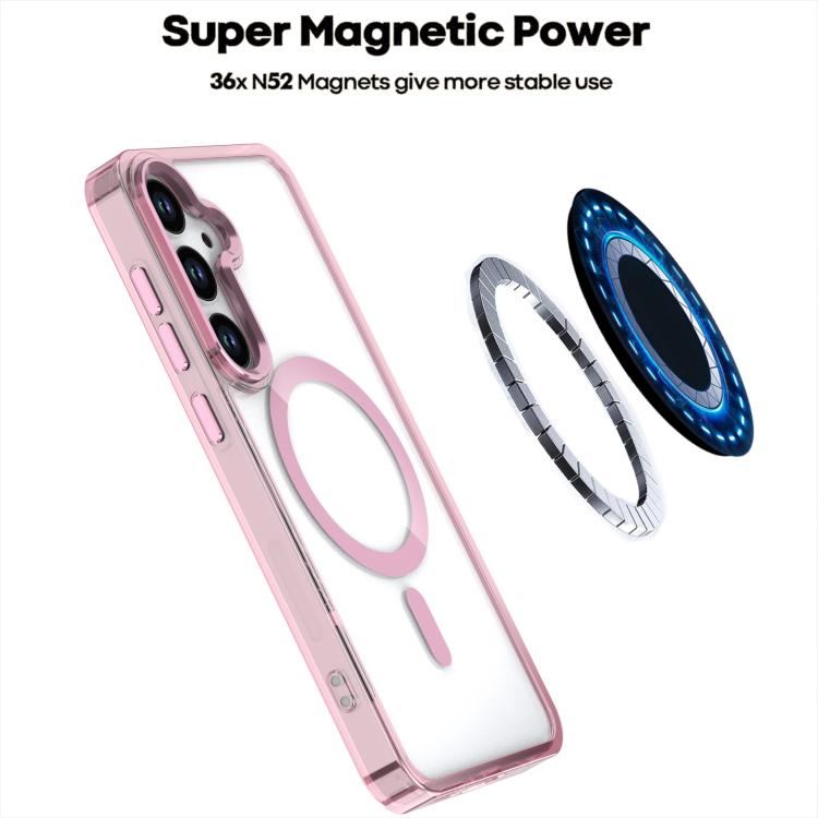 For Samsung Galaxy S24 5G MagSafe Magnetic Clear Phone Case