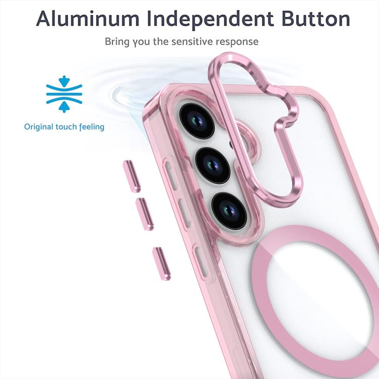 For Samsung Galaxy S25 5G MagSafe Magnetic Clear Phone Case