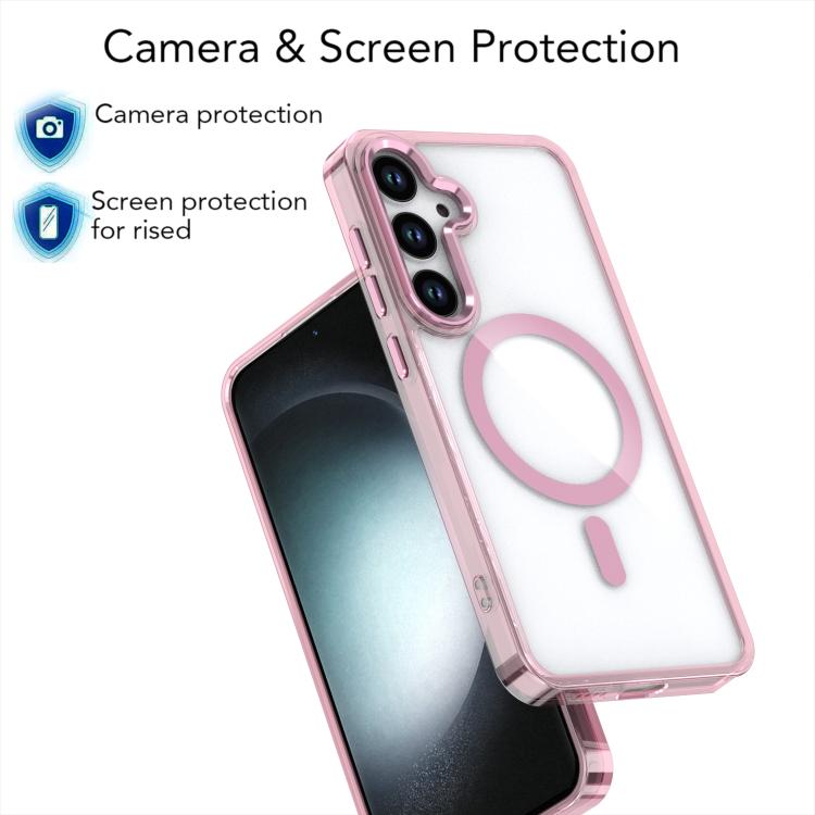 For Samsung Galaxy S25 5G MagSafe Magnetic Clear Phone Case