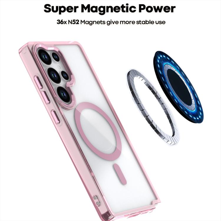 For Samsung Galaxy S25 Ulltra 5G MagSafe Magnetic Clear Phone Case