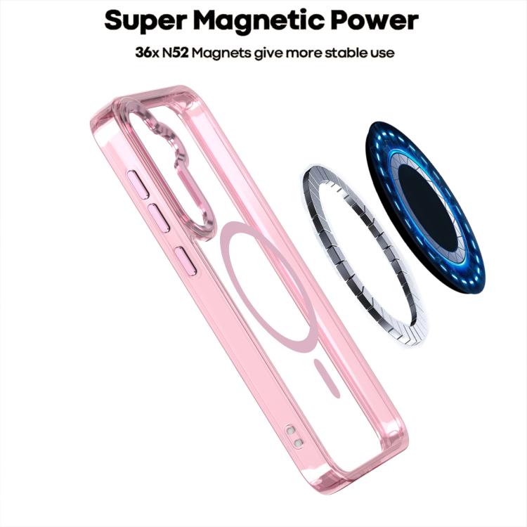 For Samsung Galaxy S23 FE 5G MagSafe Magnetic Clear Phone Case