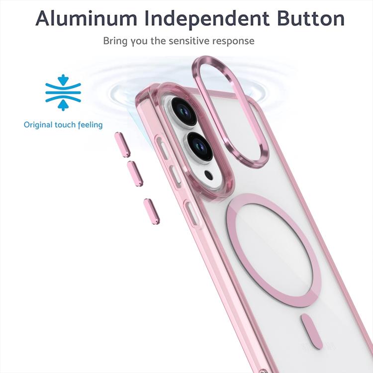 For Samsung Galaxy S25 Edge 5G MagSafe Magnetic Clear Phone Case