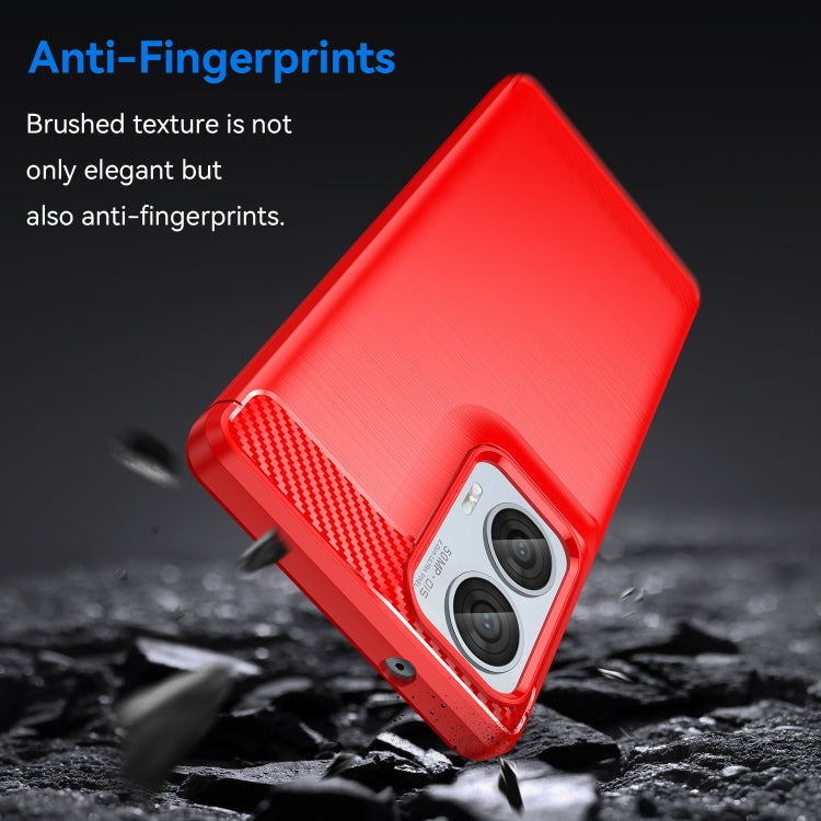 For Motorola S50 Neo Carbon Fiber Brushed Texture TPU Phone Case