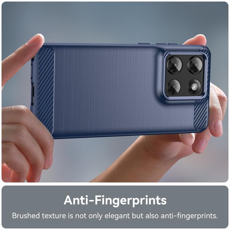 For Motorola Moto G Stylus 5G 2025 Carbon Fiber Brushed Texture TPU Phone Case
