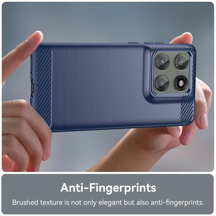 For Motorola Edge 60 Pro Carbon Fiber Brushed Texture TPU Phone Case