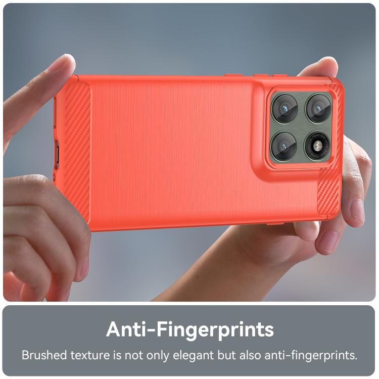 For Motorola Edge 60 Pro Carbon Fiber Brushed Texture TPU Phone Case
