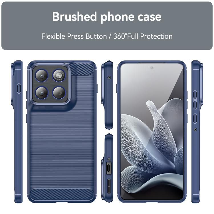 For Motorola Edge 70 5G Carbon Fiber Brushed Texture TPU Phone Case