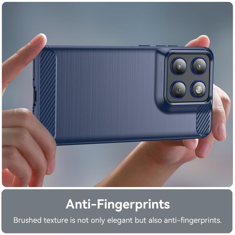 For Motorola Edge 70 5G Carbon Fiber Brushed Texture TPU Phone Case
