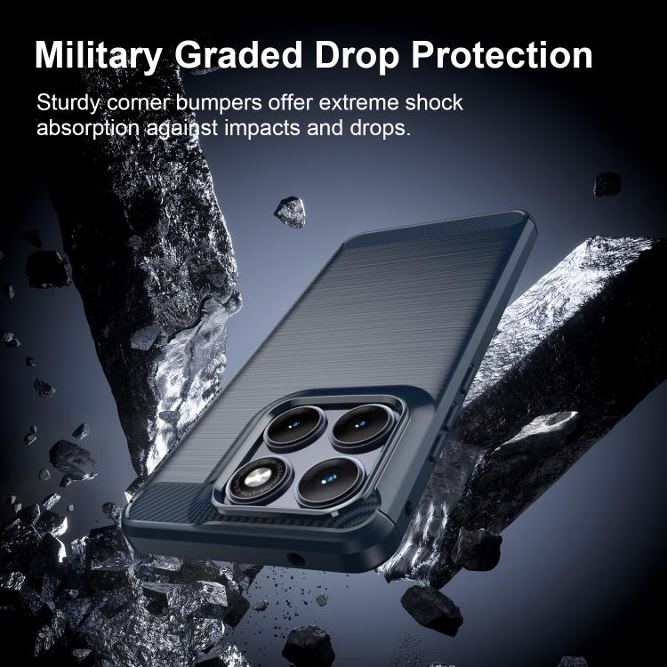 For Motorola Edge 70 Fusion+ 5G Carbon Fiber Brushed Texture TPU Phone Case