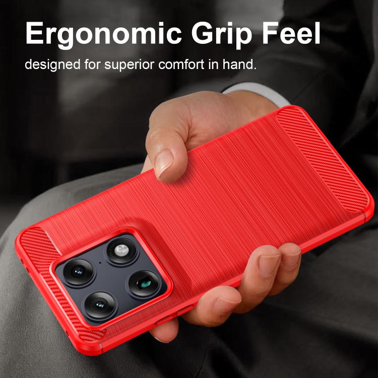 For Motorola Edge 70 Ultra 5G Carbon Fiber Brushed Texture TPU Phone Case
