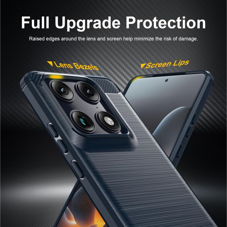 For Motorola Signature 5G Carbon Fiber Brushed Texture TPU Phone Case