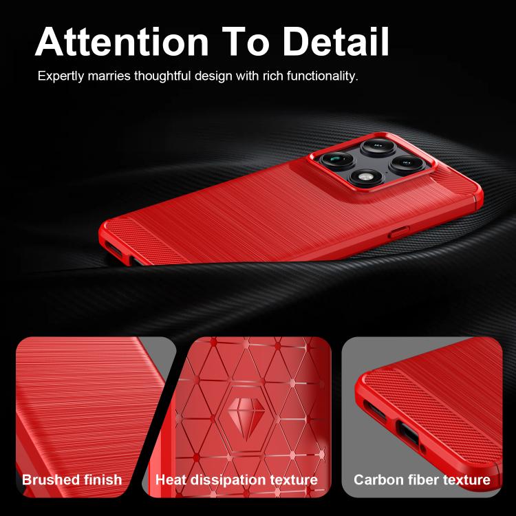 For Motorola Moto X70 Air Pro 5G Carbon Fiber Brushed Texture TPU Phone Case