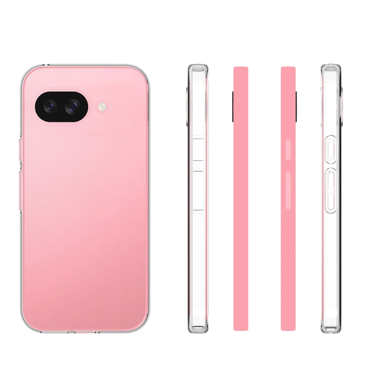 For Google Pixel 9a Waterproof Texture TPU Phone Case - Transparent
