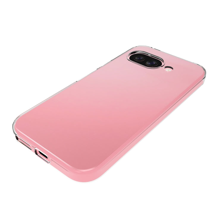 For Google Pixel 9a Waterproof Texture TPU Phone Case - Transparent