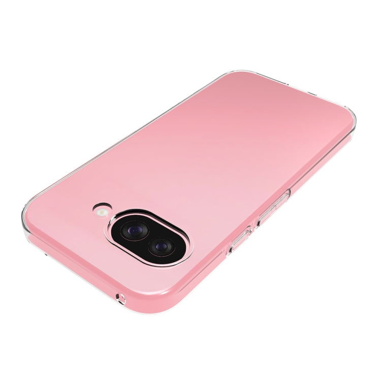 For Google Pixel 9a Waterproof Texture TPU Phone Case - Transparent