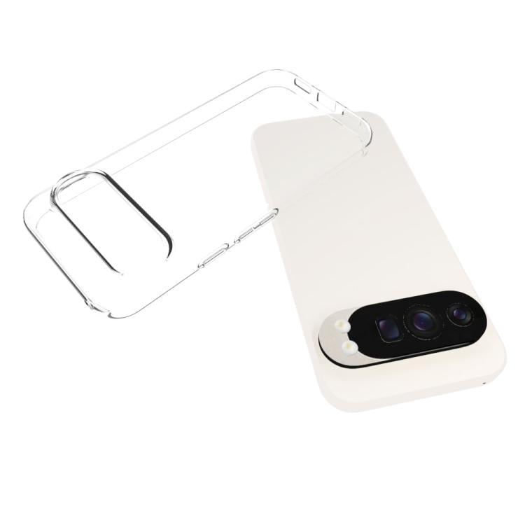 For Google Pixel 10 / 10 Pro Waterproof Texture TPU Phone Case - Transparent