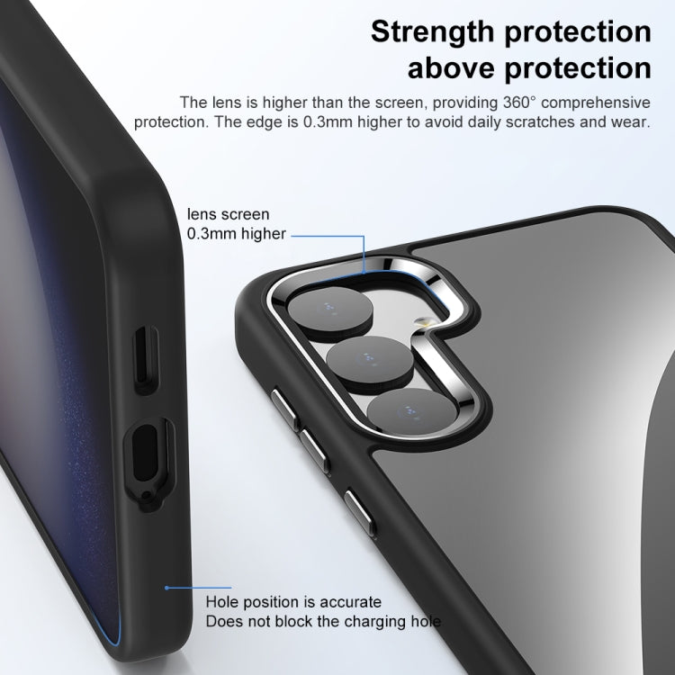 For Samsung Galaxy S25 Ultra 5G Anti-fingerprint Highly Transparent PC Phone Case