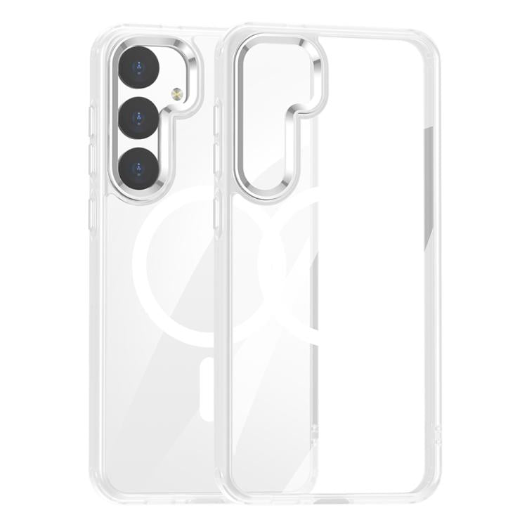For Samsung Galaxy S25+ 5G MagSafe Anti-fingerprint Highly Transparent PC Phone Case