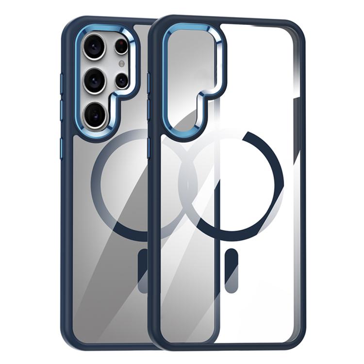 For Samsung Galaxy S25 Ultra 5G MagSafe Anti-fingerprint Highly Transparent PC Phone Case