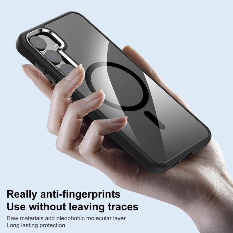 For Samsung Galaxy S25+ 5G MagSafe Anti-fingerprint Highly Transparent PC Phone Case