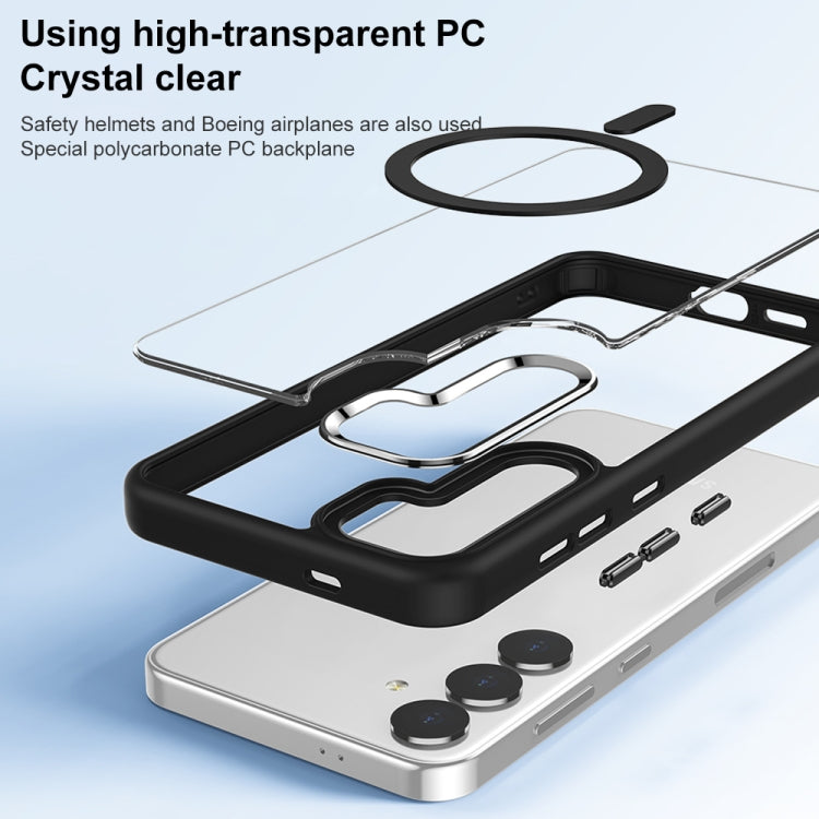 For Samsung Galaxy S25+ 5G MagSafe Anti-fingerprint Highly Transparent PC Phone Case