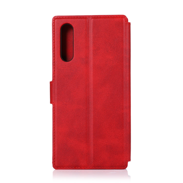 For Samsung Galaxy A70s Calf Texture Magnetic Buckle Horizontal Flip Leather Case with Holder & Card Slots & Wallet & Photo Frame