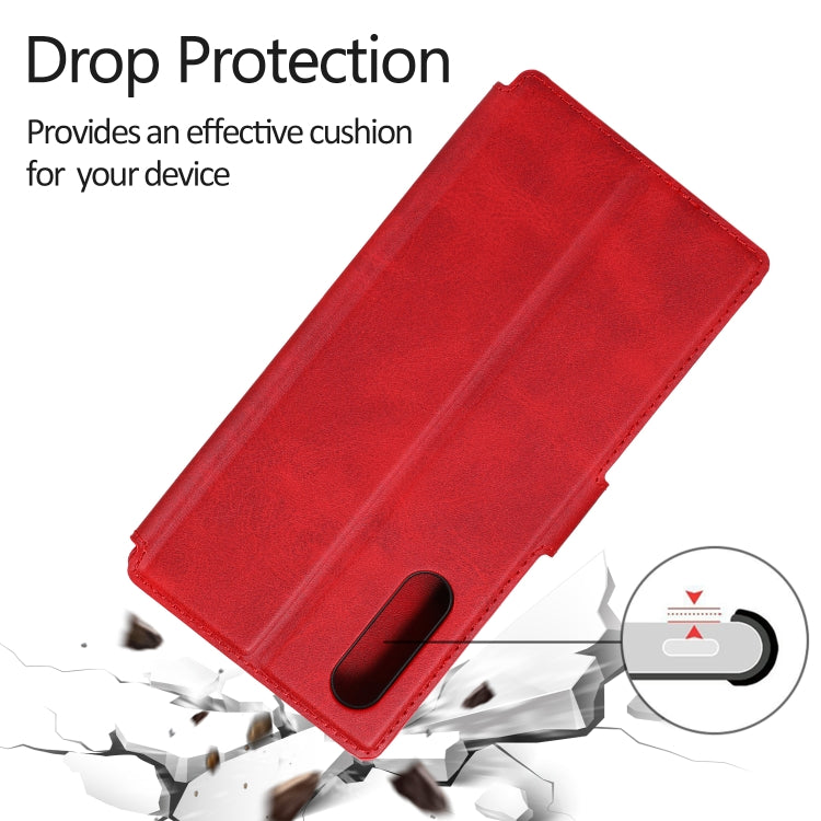 For Samsung Galaxy A70s Calf Texture Magnetic Buckle Horizontal Flip Leather Case with Holder & Card Slots & Wallet & Photo Frame