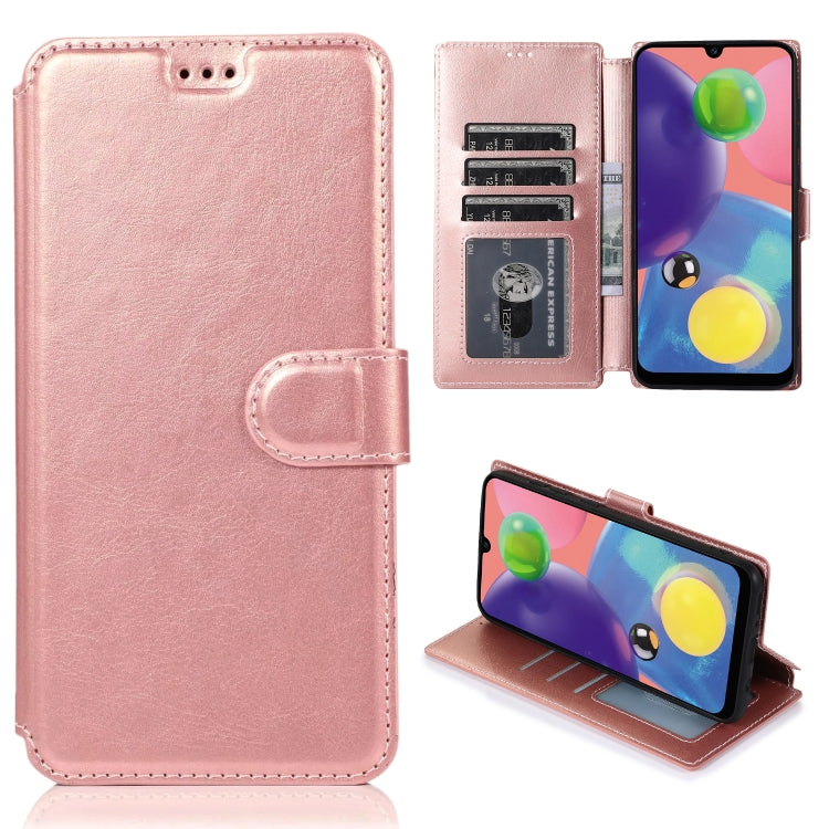 For Samsung Galaxy A70s Calf Texture Magnetic Buckle Horizontal Flip Leather Case with Holder & Card Slots & Wallet & Photo Frame