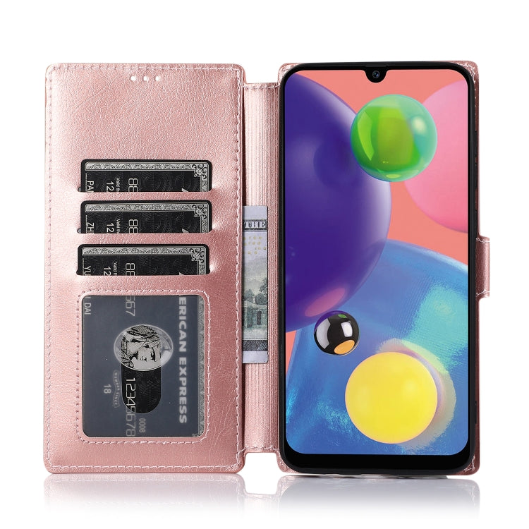 For Samsung Galaxy A70s Calf Texture Magnetic Buckle Horizontal Flip Leather Case with Holder & Card Slots & Wallet & Photo Frame