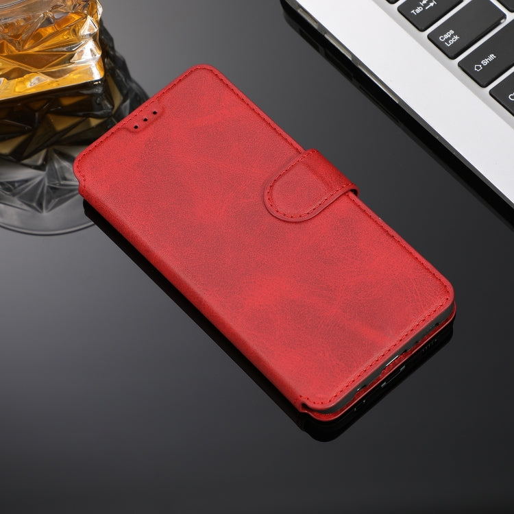 For Samsung Galaxy M30 Calf Texture Magnetic Buckle Horizontal Flip Leather Case with Holder & Card Slots & Wallet & Photo Frame