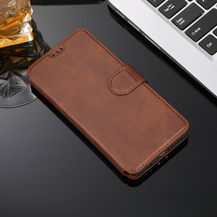 For Samsung Galaxy M30 Calf Texture Magnetic Buckle Horizontal Flip Leather Case with Holder & Card Slots & Wallet & Photo Frame