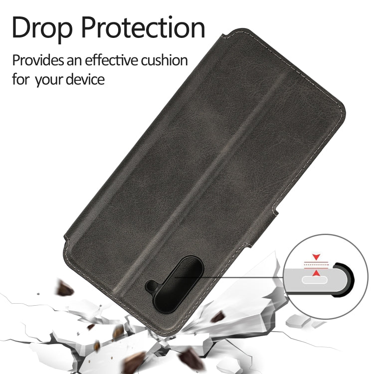 For Samsung Galaxy Note 10 Calf Texture Magnetic Buckle Horizontal Flip Leather Case with Holder & Card Slots & Wallet & Photo Frame