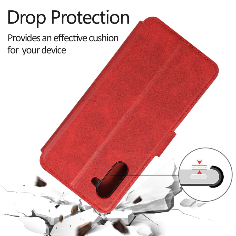For Samsung Galaxy Note 10 Calf Texture Magnetic Buckle Horizontal Flip Leather Case with Holder & Card Slots & Wallet & Photo Frame