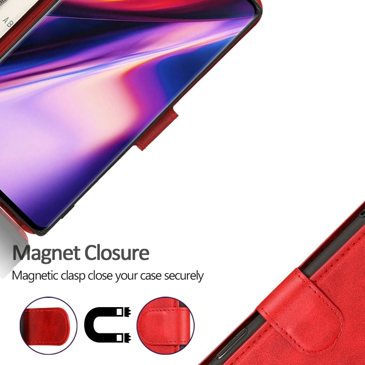 For Samsung Galaxy Note 10 Calf Texture Magnetic Buckle Horizontal Flip Leather Case with Holder & Card Slots & Wallet & Photo Frame