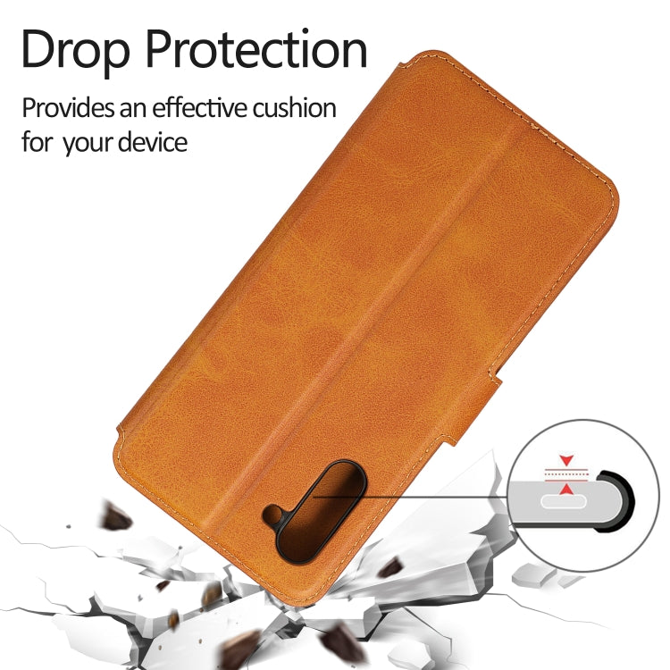 For Samsung Galaxy Note 10 Calf Texture Magnetic Buckle Horizontal Flip Leather Case with Holder & Card Slots & Wallet & Photo Frame