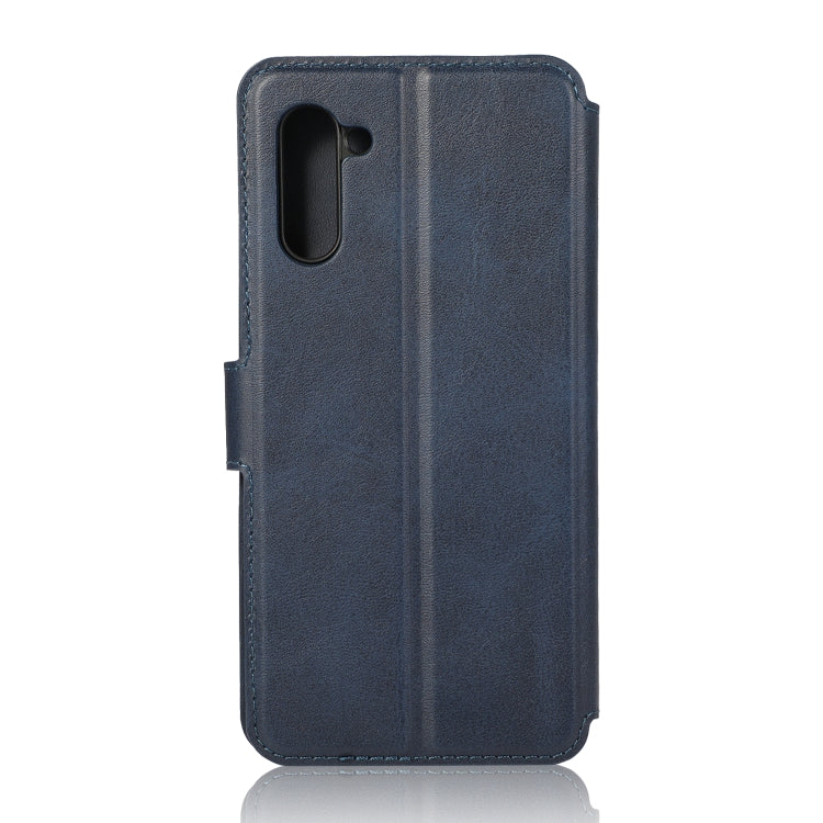 For Samsung Galaxy Note 10 Calf Texture Magnetic Buckle Horizontal Flip Leather Case with Holder & Card Slots & Wallet & Photo Frame