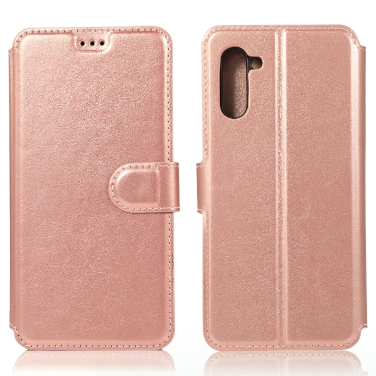 For Samsung Galaxy Note 10 Calf Texture Magnetic Buckle Horizontal Flip Leather Case with Holder & Card Slots & Wallet & Photo Frame