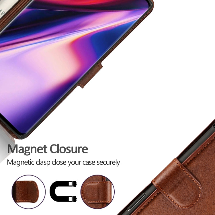 For Samsung Galaxy Note 10 Calf Texture Magnetic Buckle Horizontal Flip Leather Case with Holder & Card Slots & Wallet & Photo Frame