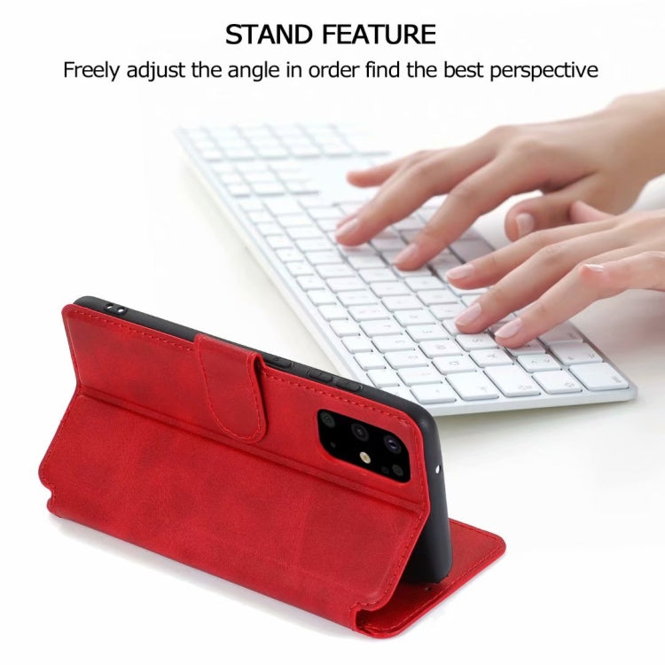 For Samsung Galaxy S20 Plus Calf Texture Magnetic Buckle Horizontal Flip Leather Case with Holder & Card Slots & Wallet & Photo Frame
