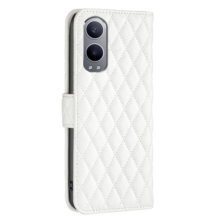 For OnePlus Nord CE4 Lite Global Diamond Lattice Wallet Flip Leather Phone Case