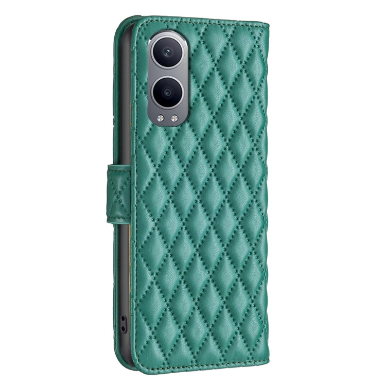 For OnePlus Nord CE4 Lite Global Diamond Lattice Wallet Flip Leather Phone Case