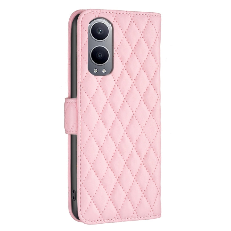 For OnePlus Nord CE4 Lite Global Diamond Lattice Wallet Flip Leather Phone Case