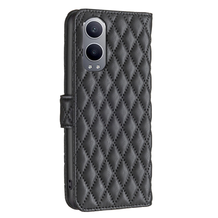 For OnePlus Nord CE4 Lite Global Diamond Lattice Wallet Flip Leather Phone Case